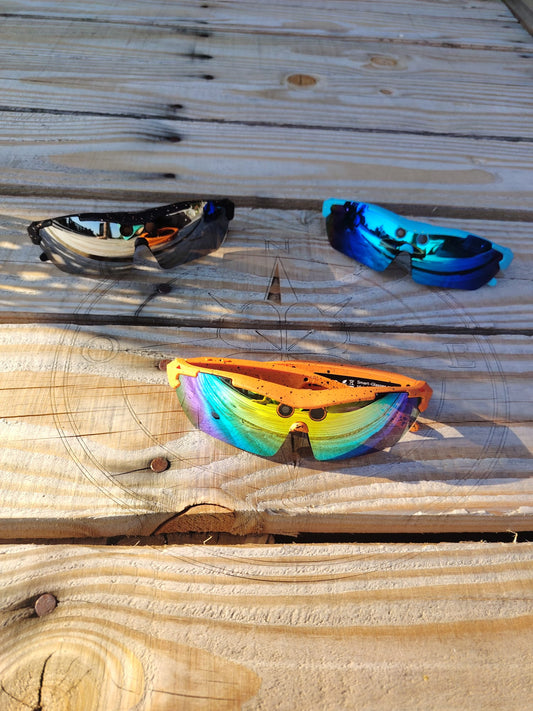 Lunettes intelligentes - vue du dessus